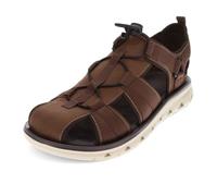 DOCKERS Lässige Herren-Sandalen, Dark Tan, 44 EU