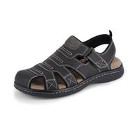 Dockers Men's Searose Fisherman Sandal, Black, 15 M US