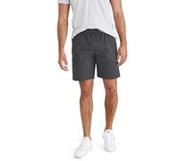 DOCKERS Ultimate Straight Fit Herren-Shorts zum Hineinschlüpfen, 19,1 cm, mit Supreme Flex, Car Park Grey (Twill), Mittel