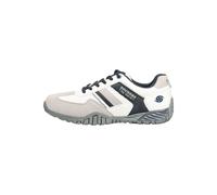 Dockers Herren-Schnürhalbschuh Weiß-Grau weiß43