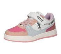 Sneaker DOCKERS BY GERLI, Mädchen, Gr. 31, rosa, multi, Lederimitat, metallic, Schuhe Sneaker, Freizeitschuh, Klettschuh, Sportschuh, Retrosneaker im Skater Style (87934508-31) rosa, multi