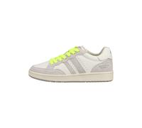 Dockers by Gerli Damen Low-Top Sneaker, Frauen Halbschuhe,Strassenschuhe,Sportschuhe,Freizeitschuhe,Turnschuhe,hellgrau/Weiss,37 EU