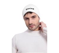 DOCKS Beanie Mütze Wintermütze Strickmütze Sportmütze Dehnbare Weiche Warme Mütze Unisex Herren Damen Weiss