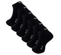 DOCKS Socken Sneaker Socken Baumwolle Weiß Schwarz Größen 35-38 39-42 43-46 Schwarz 35-38 24er Pack