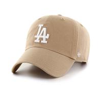 Dodgers Baseballkappe 47Brand MLB Clean Up Beige TU