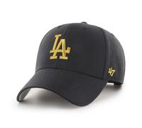 Dodgers Baseballkappe 47Brand MLB Metallic MVP Schwarz TU