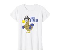 Dodo Pirat Preisgünstiges Grafik-T-Shirt, Damen, Weiß, S