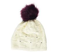 Döll Mädchen Pudelmütze Strick Mütze, per Pack Weiß (Snow White 1050), 53 (Herstellergröße: 53)