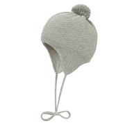 Döll Strickmütze in Grau - Größe 41 cm | Baby Muetzen