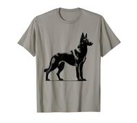 Dog Dad Mom Lover - Monochromatischer niederländischer Schäferhund T-Shirt