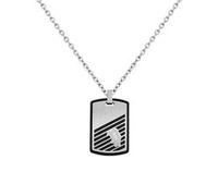 Dog Tag Kette Burren für Herren aus Edelstahl