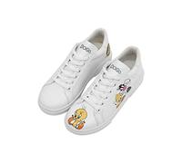 DOGO Ace Sneakers Best of Tweety and Sylvester Vegan und Handgefertigt Damen Sneakers Atmungsaktives Design