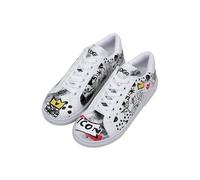 Sneaker DOGO "Ace Low-Top Sneaker Icon Damen Sneaker", Damen, Gr. 39, Normalschaft, weiß, Lederimitat, Schuhe Sneaker, Handgefertigt (59463216-39) weiß