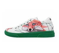 Sneaker DOGO "Red Fox" Gr. 36, Normalschaft, bunt (weiß) Damen Schuhe Skaterschuh Sneaker low Vegan (93175428-36)