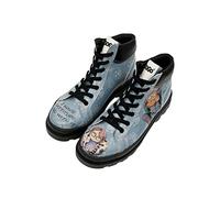 DOGO Adriana - I Have Cattitude Vegane Damen Boots Stiefelette - Bunte und Bequeme Stiefel für Frauen | Nachhaltige Mode und Komfort 39