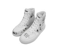 Stiefelette DOGO "Damen Ace Boots Black Cats Only Vegan Damen Boots / Female", Damen, Gr. 36, Normalschaft, weiß, Lederimitat, Schuhe, Vegan (93309744-36) weiß