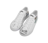 Sneaker DOGO "Damen Ace Sneakers Time to Go Vegan Damen / female" Gr. 37, Normalschaft, weiß Damen Schuhe (54118022-37) weiß