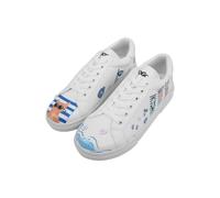 Sneaker DOGO "Damen Ace Sneakers Cats on the Beach Vegan Damen Sneaker /", Damen, Gr. 36, Normalschaft, weiß, Lederimitat, Schuhe, Vegan (94190446-36) weiß