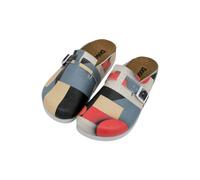 DOGO Damen Comfie Sandalen, blau, 39 EU