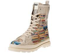Stiefelette DOGO "Damen Gisele The Wise Owl Vegan Damen Stiefel / female" Gr. 40, Normalschaft, bunt (natur) Damen Schuhe Schnürboots Winterboots (15593833-40) natur