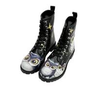 DOGO Damen Lange Stiefel Fashion Boot, Schwarz, 37 EU