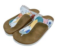 DOGO Damen Lila Flipflop, bunt, 40 EU