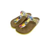 DOGO Damen Lila Flipflop, bunt, 40 EU