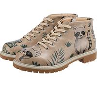 DOGO Damen Shortcut boots Modische Stiefel, Beige, 37 EU