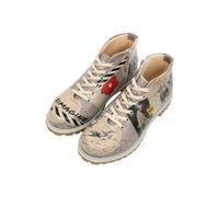 DOGO Damen Shortcut Fashion Boot, beige, 40 EU