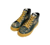DOGO Damen-Stiefel aus veganem Leder, mehrfarbig, Motiv: Queen Bee, mehrfarbig, 36 EU