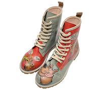 DOGO Damen WB Long Boots Modische Stiefel, Rouge, 41 EU