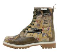 DOGO Lange Stiefel für Damen - veganes Leder und einzigartiges Design, Damen-Winterstiefel, bequeme und stilvolle Damenstiefel, The Kiss Design, 40 EU