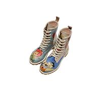 DOGO Long Boots - Family Rocks - Vegane Damen Boots und Nachhaltige und Bunte Stiefeletten - Trendige Bequeme Stiefel für Damen