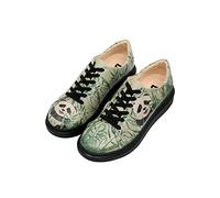 DOGO Myra - Bamboo Lover Personalize Originelles Damen Sneaker Vegan und Handgefertigt Damen Sneakers Spezielle Motive