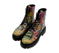 DOGO Navy - No More Drama - Vegane Damen Boots und Nachhaltige und Bunte Stiefeletten - Trendige Bequeme Stiefel für Damen