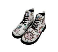 DOGO Schuhe Vegane Damen Victoria Boots - Dreams for Dreamers 40