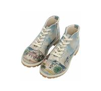 Stiefel DOGO "Damen Shortcut Boots" Gr. 39, Normalschaft, braun (beige, braun) Damen Schuhe Winterstiefel (71954545-39)