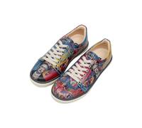 DOGO Sneaker - Frida-Kahlo-in-Letters Vegan Atmungsaktiv Mehrfarbig Damen Sneaker 38