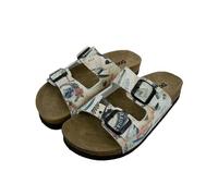 DOGO Stella Damen Sandalen - Aeroplanes - Vegan Damen Bunte Sandalen 38