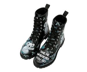 DOGO Vegane Damen Boots Stiefeletten - Koala Hug