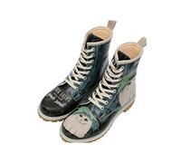 DOGO Vegane Damen Boots Stiefeletten - Rain Drops May Heal Your Soul