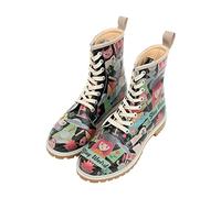 DOGO Vegane Damen Boots Stiefeletten - Stay Weird