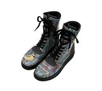 Stiefel DOGO "Show Me Some Loving" Gr. 36, blau Damen Schuhe Schnürboots Schnürstiefeletten Vegan (97673010-36)