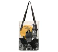 DOGO Vegane Damen Schultertaschen Umhängetaschen Tall Bag - Night Lovers