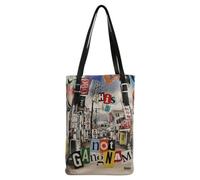 DOGO Vegane Damen Schultertaschen Umhängetaschen Tall Bag - Not Gangnam