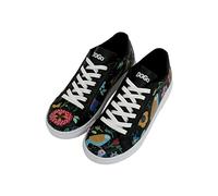 Sneaker DOGO "Flowers & Birds" Gr. 38, Normalschaft, schwarz Damen Schuhe Sneaker Vegan (15277556-38)