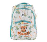 DOHE Unisex Kinder WWF Love Our Planet Schulrucksack, Bunt