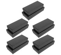 DOITOOL 10 Stück pack Rechteckige Uhrenbox aus Schwarzem Karton mit 1 Fach Elegante Uhrenverpackung für Armbanduhren und Schmuck Multifunktionale Geschenkbox für Persönliche