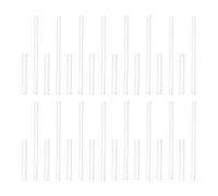 DOITOOL 100 Stück Silikon-Ohrringstopper - 0,3/0,78 Zoll (ca. 7,6/2 cm) unsichtbarer Ohrschutz, Ohrringkissen, Piercing-Retainer - Komfortverbessernde Verschlüsse für Partys und den Alltag