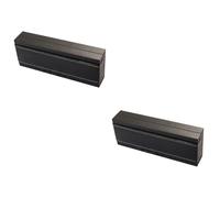 DOITOOL 2 Stück Etui Brunnen Luxus Fall Aufbewahrungsbox Für Füllfederhalter Füller Case Display Pen Groß Veranstalter Stiftverpackung Federmäppchen Aufbewahrungsbox Für Stifte Pu Schwarz